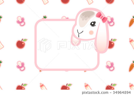 Newborn baby greeting card template Newborn baby greeting card template 34964894