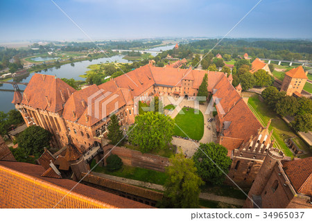 Malbork Castle in Poland medieval fortress  34965037