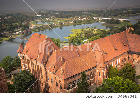 The Castle Malbork in Poland The Castle Malbork in Poland 34965041
