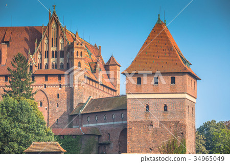 Malbork Castle in Poland medieval fortress built  34965049