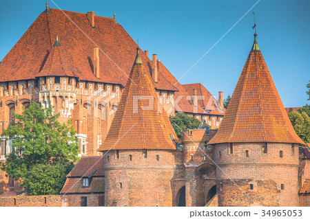 Malbork Castle in Poland medieval fortress 34965053