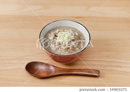 Brown rice and mushroom uncle Brown rice and mushroom uncle 34965075