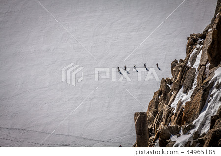 Mont Blanc, Chamonix, French Alps. France. Mont Blanc, Chamonix, French Alps. France. 34965185