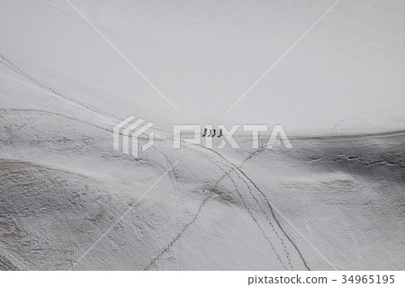 Mont Blanc, Chamonix, French Alps. France. Mont Blanc, Chamonix, French Alps. France. 34965195