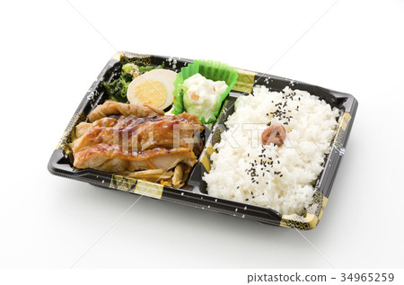 Teriyaki chicken box lunch 34965259