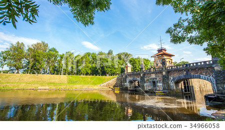 Lock at Horin Melnik Bohemia Czech Republic 34966058