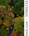 Autumn leaves in Fukushima Nakatsugawa Valley 34966156