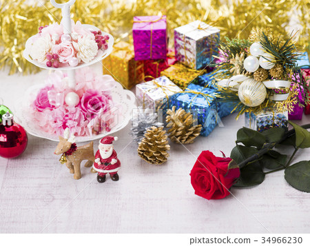 Christmas image (Santa and Reindeer) Christmas image (Santa and Reindeer) 34966230