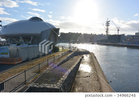 Scenery of Nakase area in Ishinomaki city 34966248