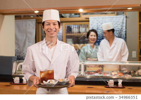 Chef Restaurant Sushi restaurant Clerk image 34966351