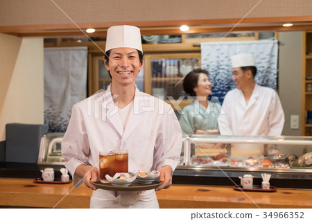 Chef Restaurant Sushi restaurant Clerk image 34966352