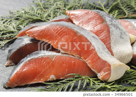 Hokkaido fresh salmon Hokkaido fresh salmon 34966501