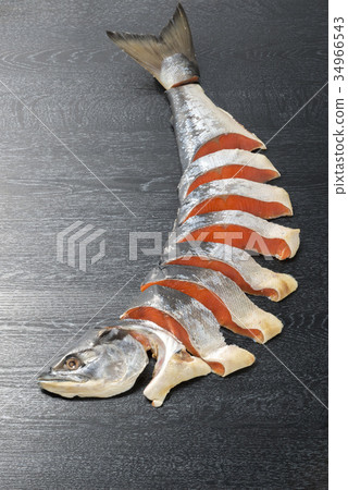 三文魚片 34966543