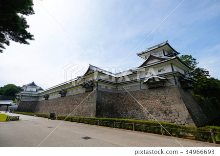 [Japan's top 100 castles] Kanazawa Castle Fifty-neighbourhoods, Hishi, Hashisumemon 34966693