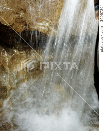 Water-filled cave Water-filled cave 34967204