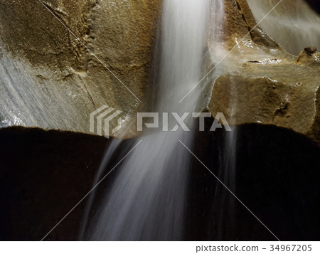 Water-filled cave 34967205