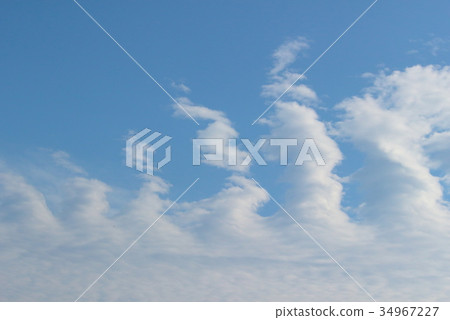 Unusual shape cloud 34967227