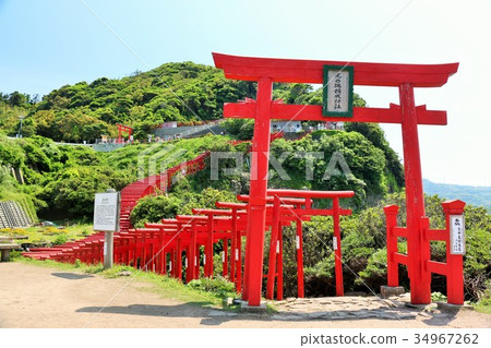 山口縣Motonagami Inage神社 34967262