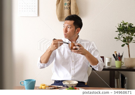 Men breakfast Men breakfast 34968671