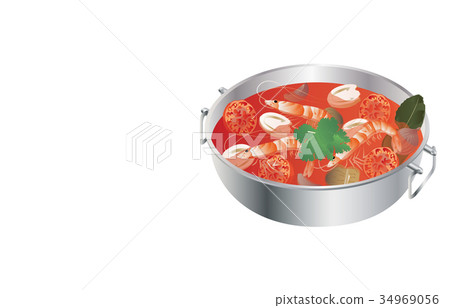 Today's rice Tom Yum Kun pot 34969056