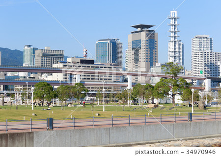 Urban landscape of Kobe Urban landscape of Kobe 34970946