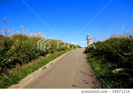 Hokkaido Shakotan lighthouse 34971216