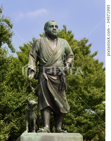 Takamori Saigo statue Takamori Saigo statue 34971995
