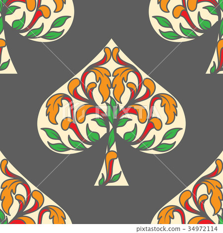 Spades poker pattern Spades poker pattern 34972114
