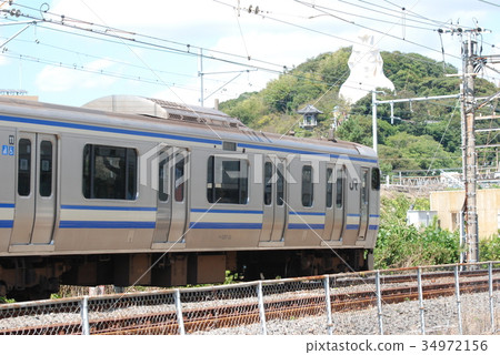 觀看在橫須賀線的Ofuna Kannon 34972156