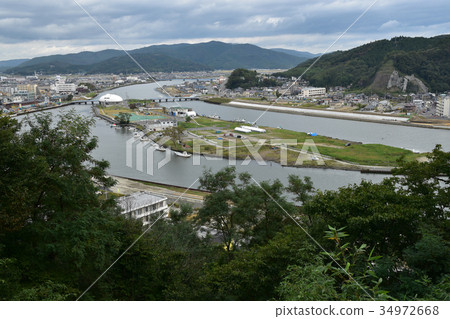 Ishinomaki city seen from Mt. 34972668