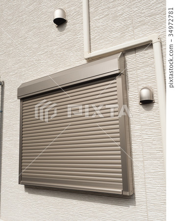 Fireproof shutter of housing 34972781