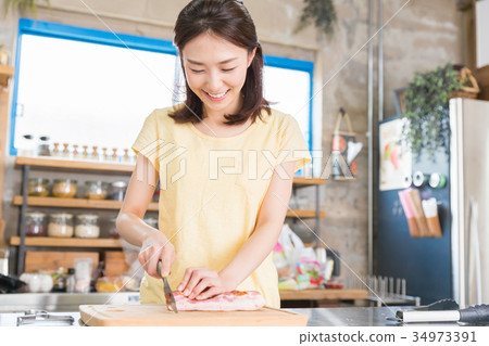 女人做飯 34973391