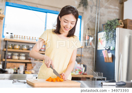 女人做飯 女人做飯 34973393