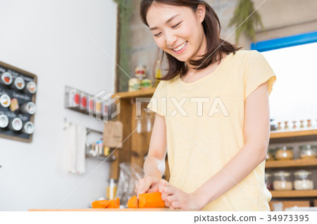 女人做飯 34973395