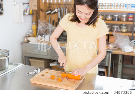 女人做飯 女人做飯 34973396