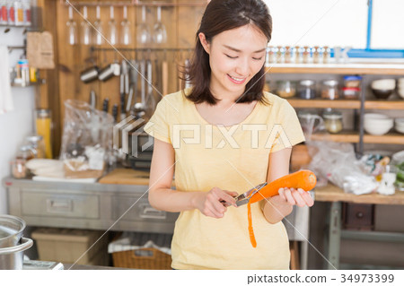女人做飯 女人做飯 34973399