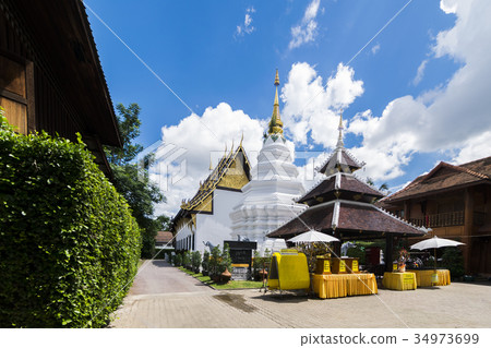 The Wat Duang Di temple in Chiang Mai, Thailand 34973699