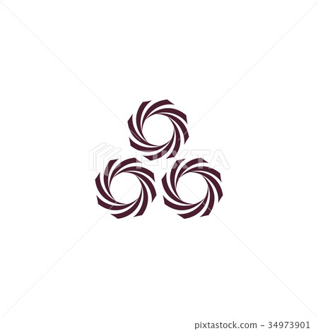 Spinner logo design. Bearing cool modern device Spinner logo design. Bearing cool modern device 34973901