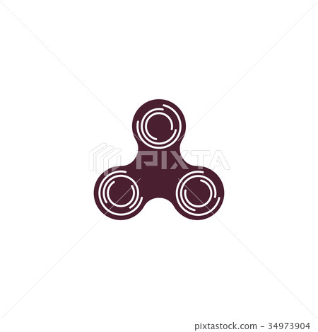 Spinner logo design. Bearing cool modern device Spinner logo design. Bearing cool modern device 34973904