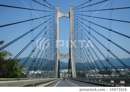 秩父公園大橋（秩父豎琴橋） 34973926