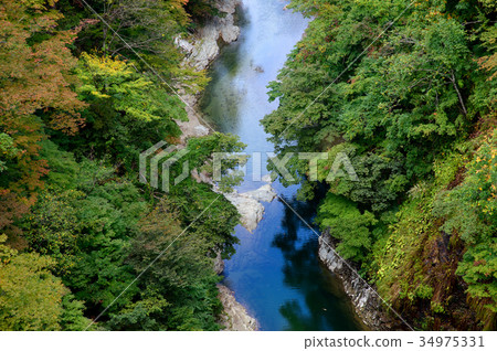 Koyasu Gorge Autumn Akita Prefecture 34975331