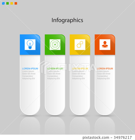 Infographic design vector Business concept 34976217