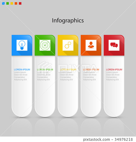Infographic design vector Business concept 34976218