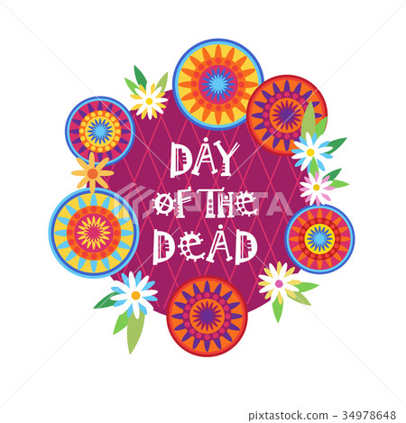Day Of Dead Traditional Mexican Halloween Dia De 34978648