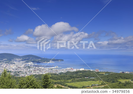 Hokkaido Otaru view (view from Mawasan) 34979856