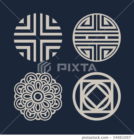 Traditional pattern icon_005 34981097