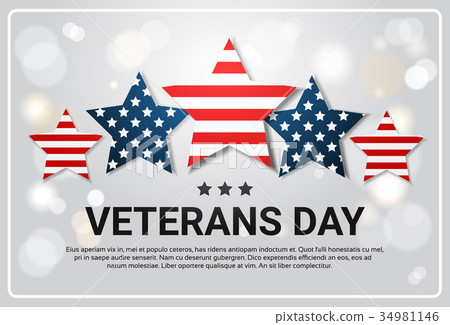 Veterans Day Celebration National American Holiday 34981146