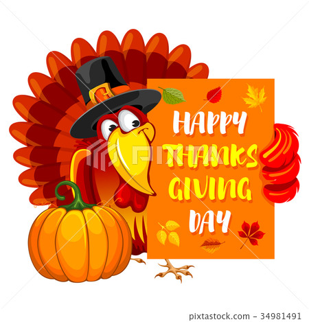 Thanksgiving day greeting 34981491