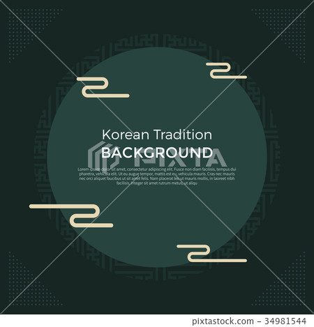 Korean traditional background _061 Korean traditional background _061 34981544