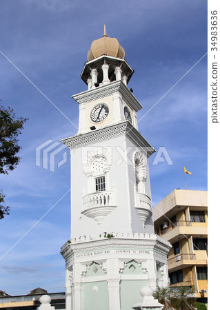 Jubilee Clock Tower, in George Town of Penang Jubilee Clock Tower, in George Town of Penang 34983636